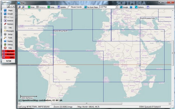 SARTrack(地形图显示APRS跟踪器) V0.9.721 多国语言版