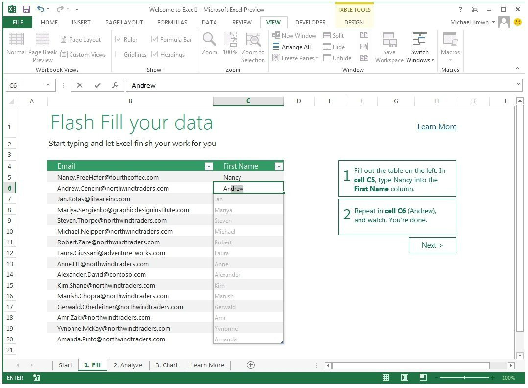 Microsoft Excel(1)