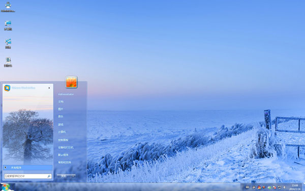 冰雪世界银装素裹win10主题